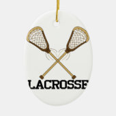 Lacrosse Keramisch Ornament (Voorkant)