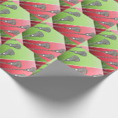 Lacrosse Kerst Cadeaupapier (Hoek)