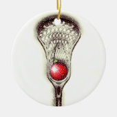 Lacrosse Kerst Collectie Keramisch Ornament (Voorkant)
