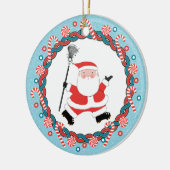 Lacrosse Kerst Collectie Keramisch Ornament (Links)
