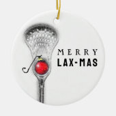Lacrosse Kerst Collectie Keramisch Ornament (Voorkant)