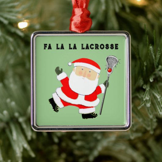 Lacrosse Kerst Collectie Metalen Ornament (Boom)