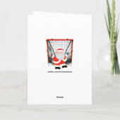 Lacrosse Kerst Kaarten (Achterkant)