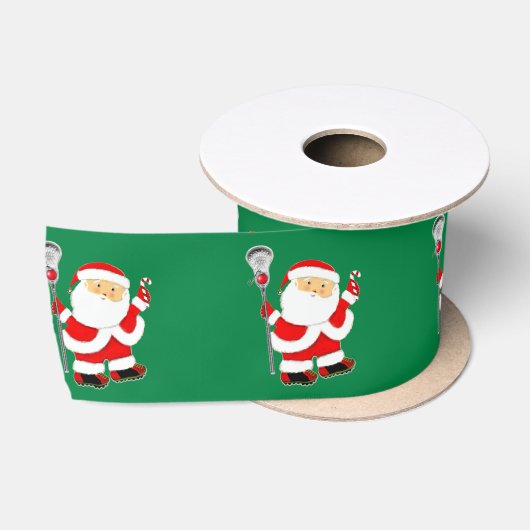 Lacrosse Kerst Satijnen Lint (Spoel)