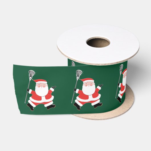 Lacrosse Kerst Satijnen Lint (Spoel)