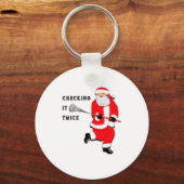 Lacrosse Kerst Sleutelhanger (Voorkant)