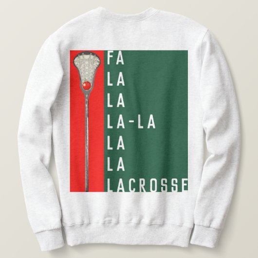 Lacrosse Kerst T-shirt (Design achterkant)