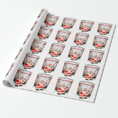 Lacrosse kerstcadeau cadeaupapier (Uitgerold)