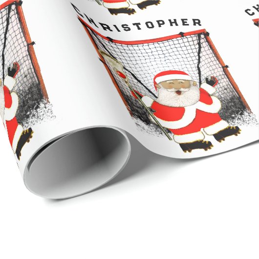 Lacrosse kerstcadeau cadeaupapier (Rol Hoek)
