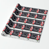 Lacrosse kerstcadeau cadeaupapier (Uitgerold)