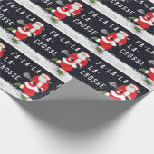 Lacrosse kerstcadeau cadeaupapier (Hoek)