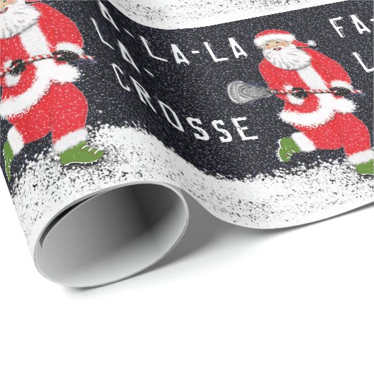 Lacrosse kerstcadeau cadeaupapier (Rol Hoek)