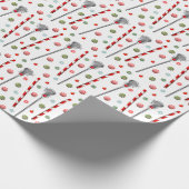 Lacrosse Kerstcadeau Cadeaupapier (Hoek)