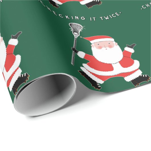 Lacrosse kerstcadeau cadeaupapier (Rol Hoek)