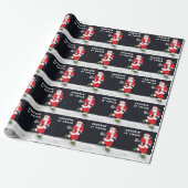 Lacrosse kerstcadeau cadeaupapier (Uitgerold)