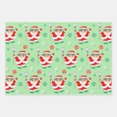 Lacrosse Kerstcadeau Inpakpapier Vel (Voorkant)