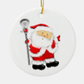 Lacrosse Kerstcadeau Keramisch Ornament (Voorkant)
