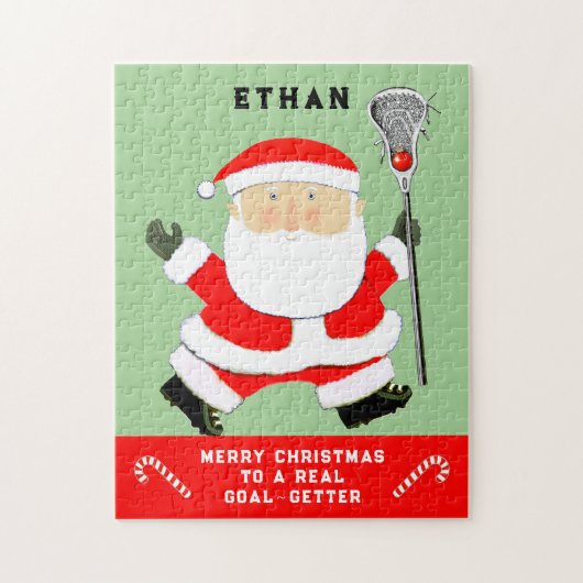 Lacrosse Kerstcadeau Legpuzzel (Verticaal)