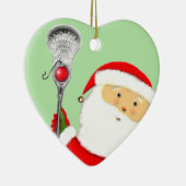 Lacrosse kerstcadeaus keramisch ornament (Rechts)