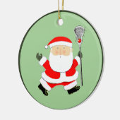 Lacrosse kerstcadeaus keramisch ornament (Links)