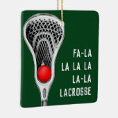 Lacrosse Kerstcadeaus Keramisch Ornament (Rechts)