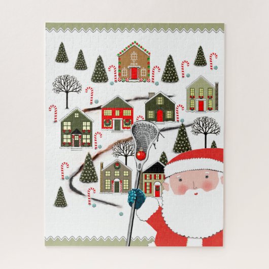 Lacrosse Kerstcadeaus Legpuzzel (Verticaal)