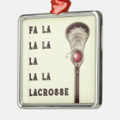 Lacrosse kerstcadeaus metalen ornament (Links)