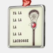 Lacrosse kerstcadeaus metalen ornament (Links)