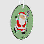 Lacrosse kerstcadeaus ornament (voorkant)