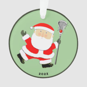 Lacrosse kerstcadeaus ornament