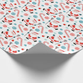 Lacrosse kerstcadeauverpakkings papier (Hoek)
