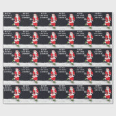 Lacrosse kerstcadeauverpakkings papier (Vlak)