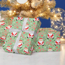 Lacrosse Kerstman Cadeau Cadeaupapier