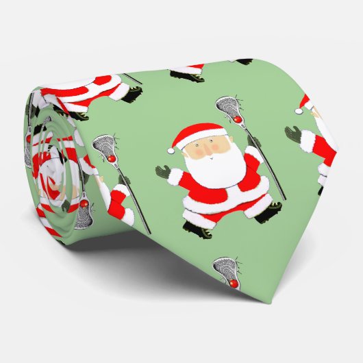 Lacrosse Kerstman Stropdas (Opgerold)