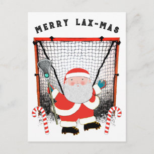 Lacrosse Kerstmis Briefkaart