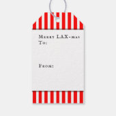 Lacrosse Kerstmis Cadeaulabel (Achterkant)