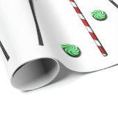 Lacrosse Kerstmis Cadeaupapier (Rol Hoek)