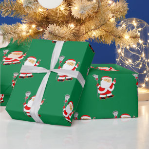Lacrosse Kerstmis Cadeaupapier