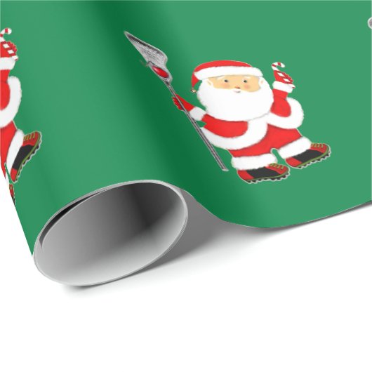 Lacrosse Kerstmis Cadeaupapier (Rol Hoek)