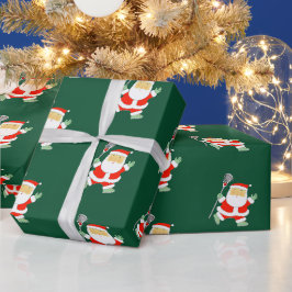 Lacrosse Kerstmis Cadeaupapier