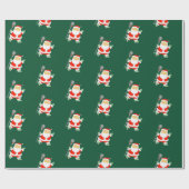 Lacrosse Kerstmis Cadeaupapier (Vlak)