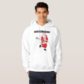 Lacrosse Kerstmis Hoodie (Voorkant volledig)