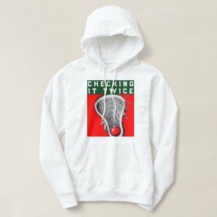 Lacrosse Kerstmis Hoodie