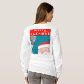 Lacrosse Kerstmis T-shirt (Achterkant volledig)