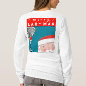 Lacrosse Kerstmis T-shirt (Achterkant)