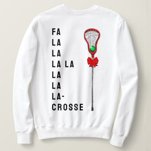 Lacrosse Kerstmis Trui (Design achterkant)