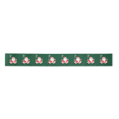 Lacrosse kerstsatin Ribbon Satijnen Lint (Voorkant)