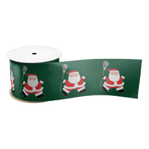 Lacrosse kerstsatin Ribbon Satijnen Lint
