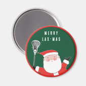 Lacrosse Kerststokvuller Magnet (Voorkant / Achterkant)