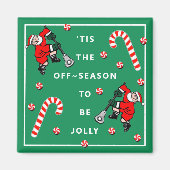 Lacrosse kerststooking Stuffer Magnet (Voorkant)